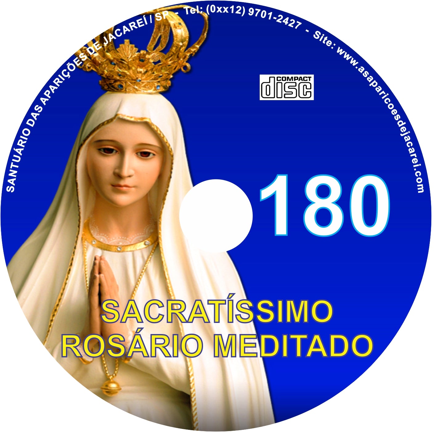 CD Rosário Meditado 180 CD Rosário Meditado 180